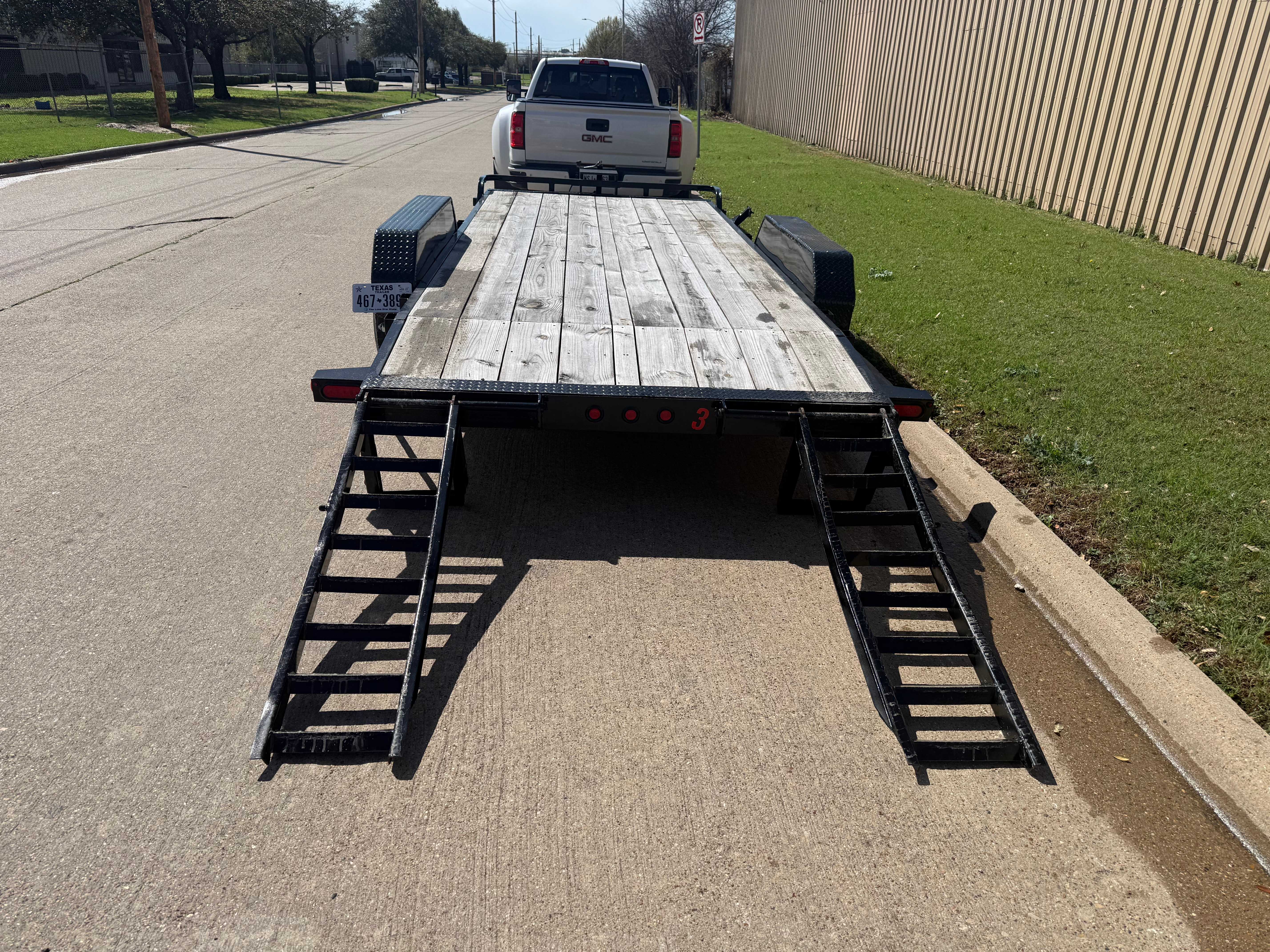 Equipment Hauler Rear View